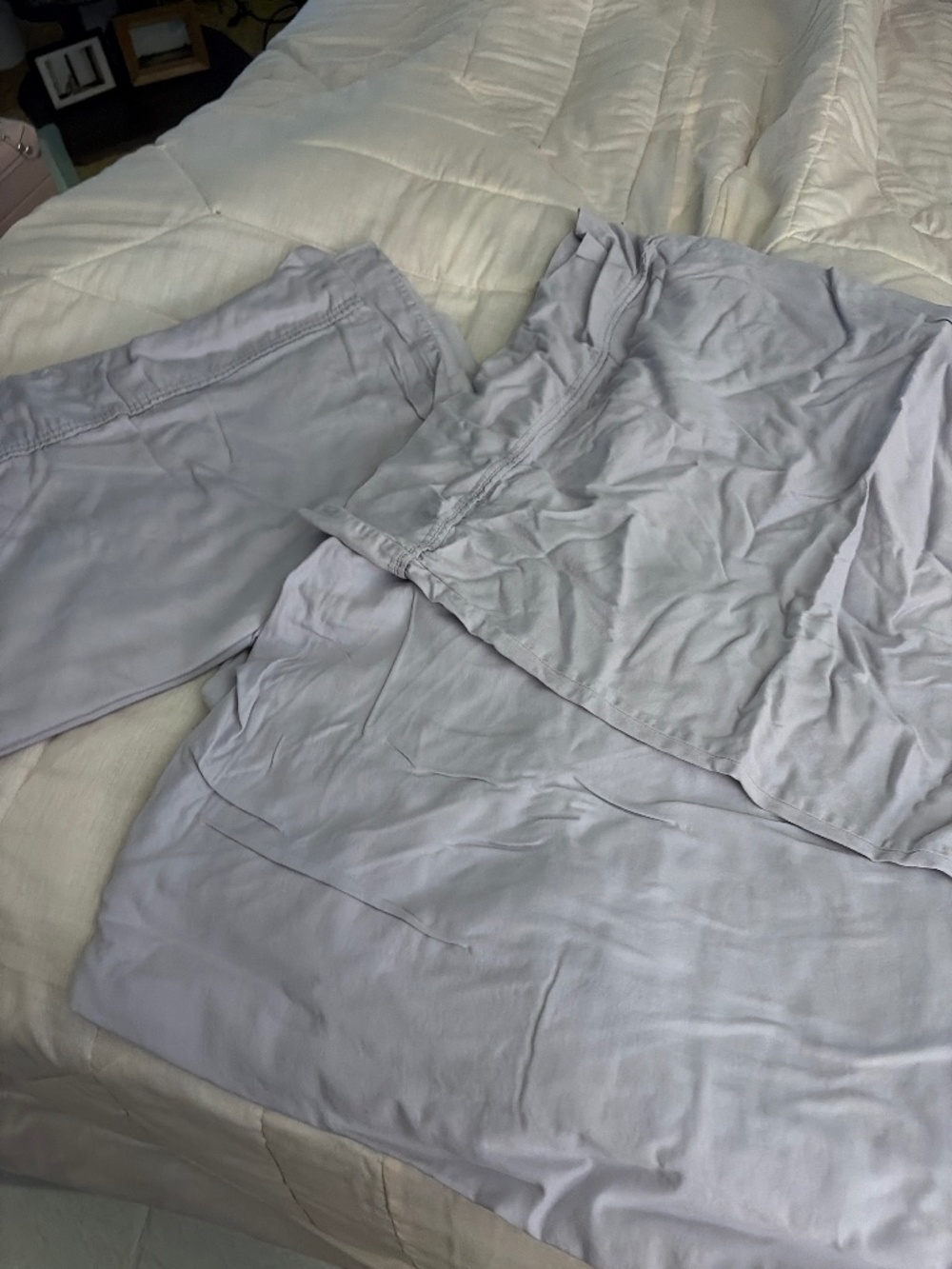 Soft lilac sheet set